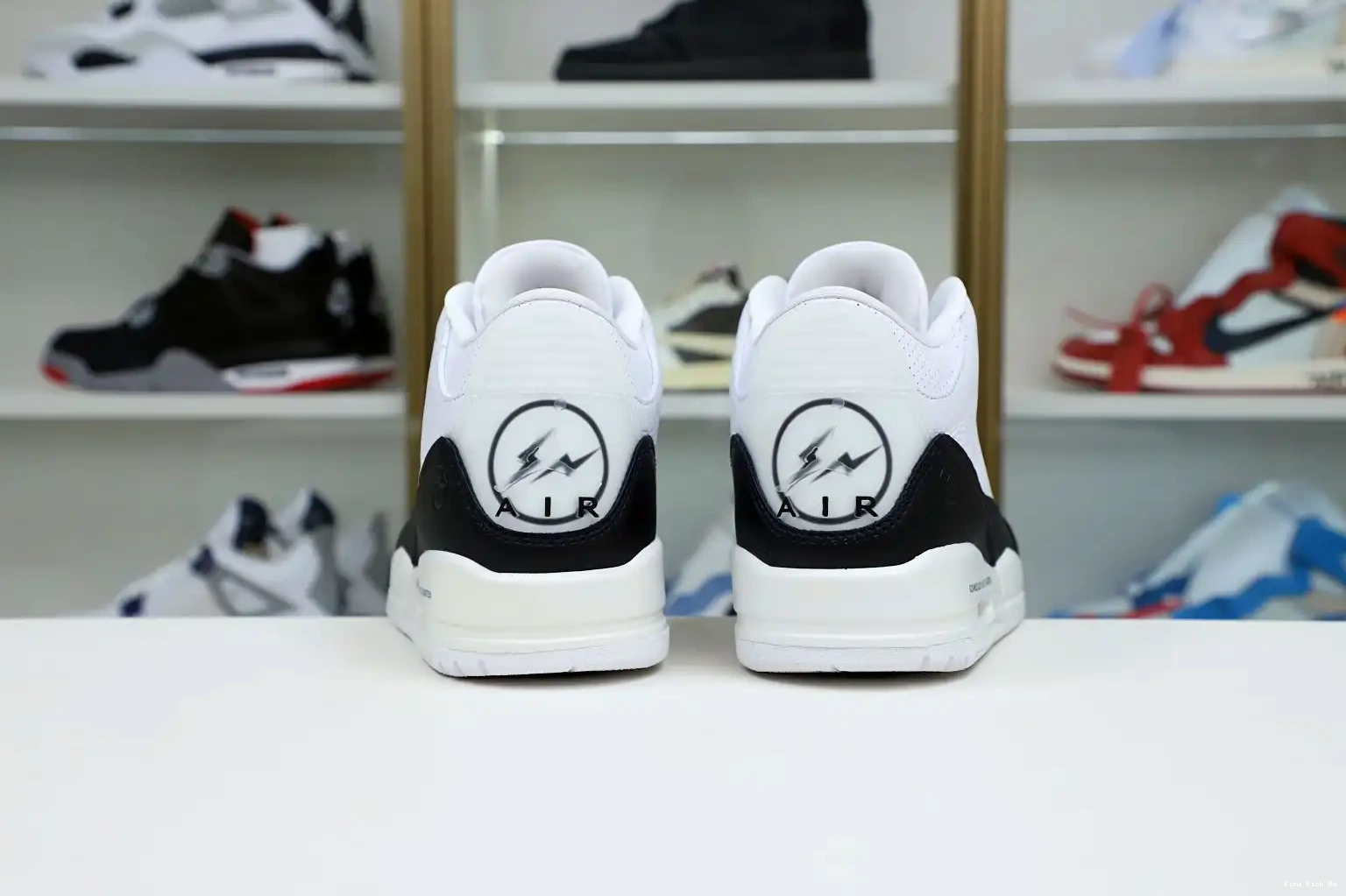 'WHITE' JORDAN DESIGN FRAGMENT RETRO 3 X AIR SP Kimikick 0703